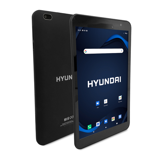 Tablet Hyundai Hytab Plus 8WB1 32gb 2gb RAM Android 11 Go Edition Pantalla de 8 pulg. Negro  