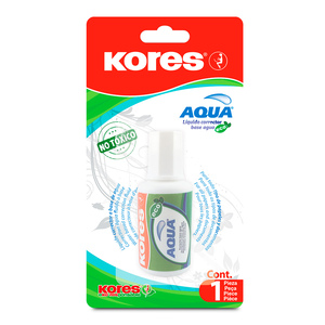 Corrector Líquido en Brocha Kores Aqua 20 ml Corrector Líquido en Brocha Kores Aqua 20 ml