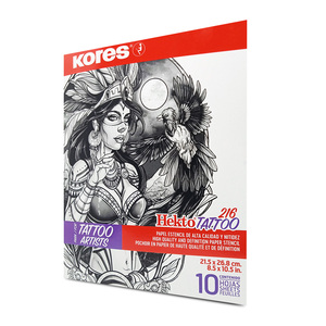 Papel Estencil Kores Hekto Tatto 216 10 hojas Papel Estencil Kores Hekto Tatto 216 10 hojas