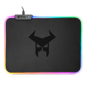 Mouse Pad Gamer STF Beast / Luz RGB / Negro Mouse Pad Gamer STF Beast / Luz RGB / Negro