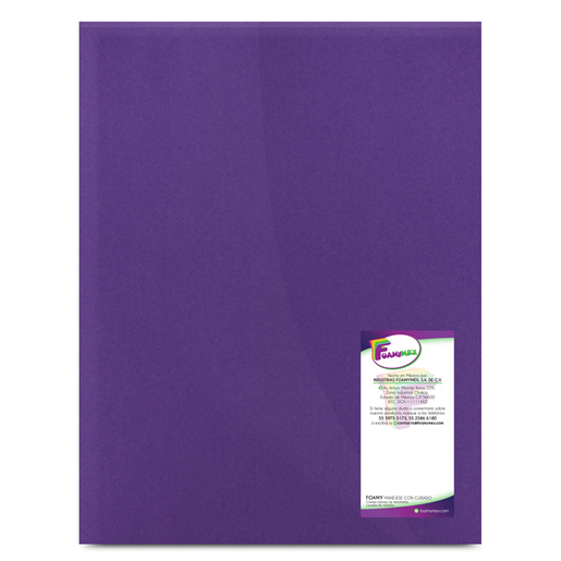 Foamy FoamyMex Carta Morado 5 piezas