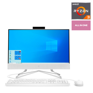 Computadora All in One Hp 22 DF2501LA / AMD Ryzen 3 / 21.5 Pulg. / 1tb / 256gb SSD / 4gb RAM / Blanco Computadora All in One Hp 22 DF2501LA / AMD Ryzen 3 / 21.5 Pulg. / 1tb / 256gb SSD / 4gb RAM / Blanco