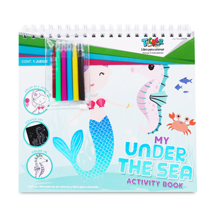 Libro para Colorear con Plumones Ticher Libro para Colorear con Plumones Ticher