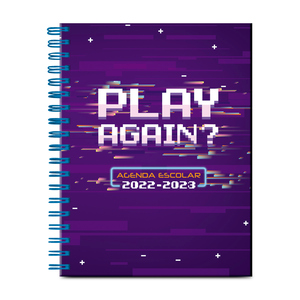 Agenda Escolar Diseño Play Again? Danpex / Morado Agenda Escolar Diseño Play Again? Danpex / Morado