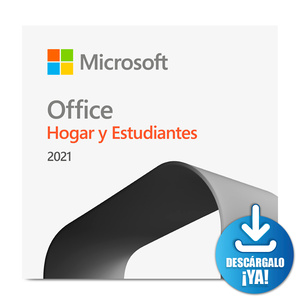 Microsoft Office Hogar y Estudiantes 2021 / 1 usuario / 1 dispositivo / PC / Laptop / Mac / Descargable Microsoft Office Hogar y Estudiantes 2021 / 1 usuario / 1 dispositivo / PC / Laptop / Mac / Descargable