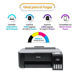 Impresora Epson EcoTank L1250 / Inyección de tinta / Color / WiFi Impresora Epson EcoTank L1250 / Inyección de tinta / Color / WiFi
