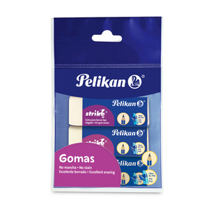 Gomas de Borrar Pelikan Blanco 3 piezas Gomas de Borrar Pelikan Blanco 3 piezas