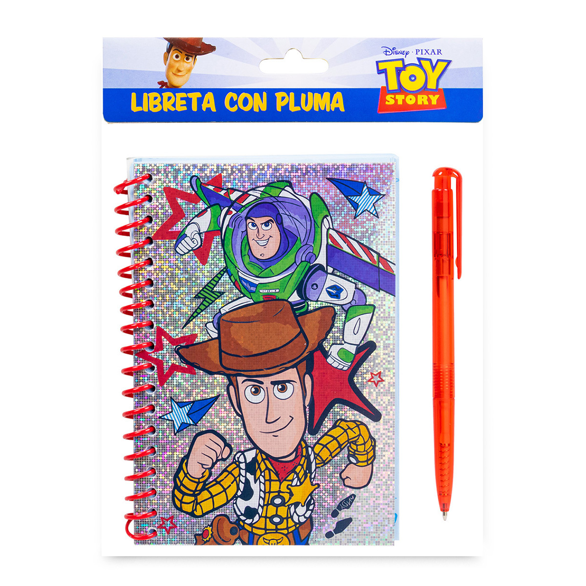 Libreta Forma Francesa con Pluma Disney Toy Story LCP64TS 60 hojas Raya |  Office Depot Mexico