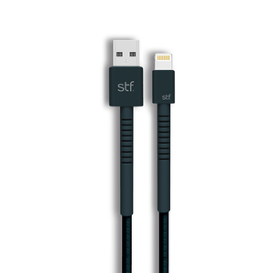 Cable USB a Lightning STF A02756 / 1 metro / Negro  