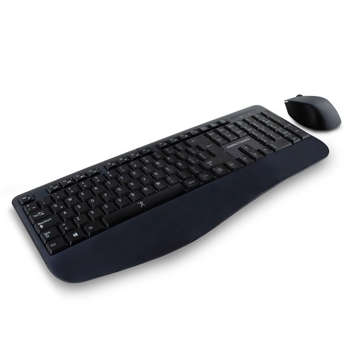 Teclado y Mouse Inalámbrico Perfect Choice PC-201236 / USB / Estándar / Negro
