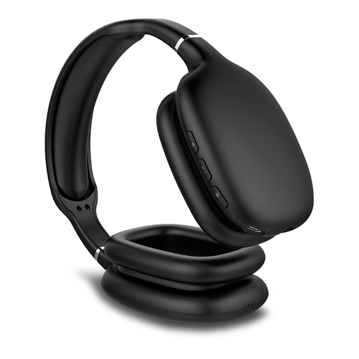Audí­fonos de Diadema Bluetooth Misik MH624N / On ear / Inalámbrico / Entrada 3.5 mm / Negro