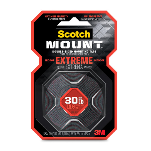 Cinta de Montaje Scotch Mount Extreme 2.54 cm x 1.52 m