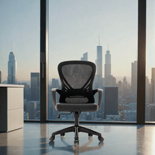 Silla Ejecutiva 4Tune Grand NY Textil Negro