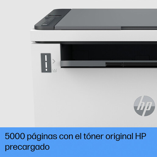 Impresora Multifuncional HP LaserJet Tank MFP 1602W Tóner Recargable Láser Negro WiFi HP Smart App Dúplex Manual