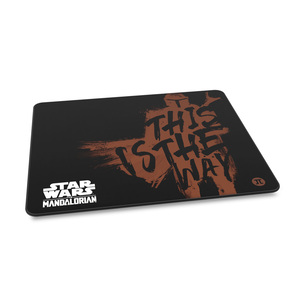Mouse Pad Primus Mandalorian Mediano Negro con Café Mouse Pad Primus Mandalorian Mediano Negro con Café