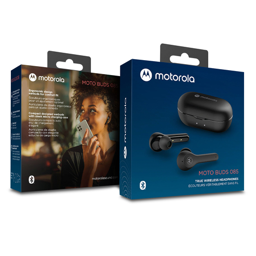 Audífonos Bluetooth Motorola Moto Buds 085 Negro