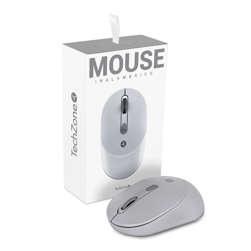 Mouse Inalámbrico Techzone Young / Nano receptor USB / Gris