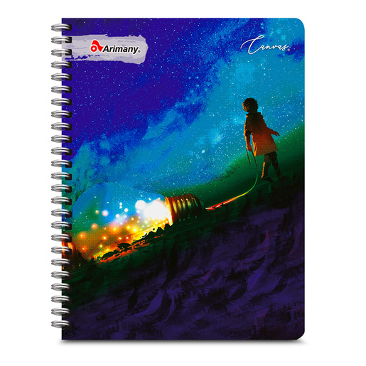 Cuaderno Profesional Arimany Canvas Cuadro Grande 100 hojas