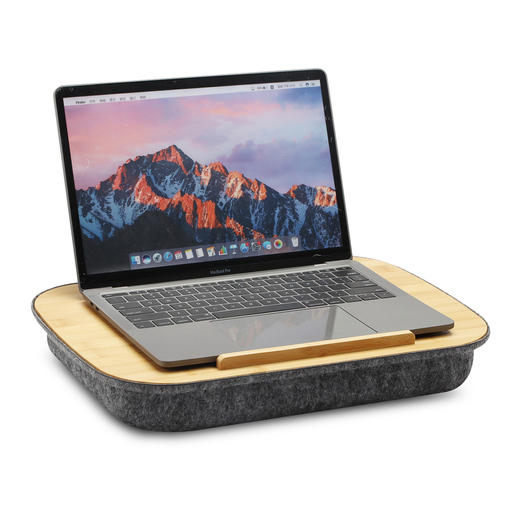 Base para Laptop con Charola OD Premium 41.2 x 29.5 x 7 cm Bambú
