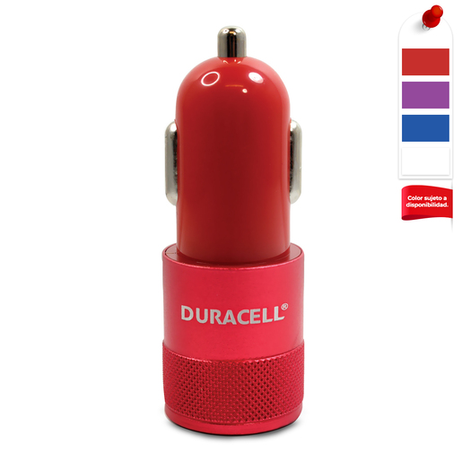 Cargador para Auto Duracell USB 2 puertos Surtidos | Office Depot Mexico