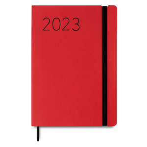 Agenda Lisa 2023 FA5 Finocam / Semana Vista Vertical / Rojo