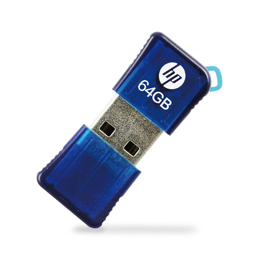 Memoria USB HP V165W 64gb USB  Azul | Office Depot Mexico