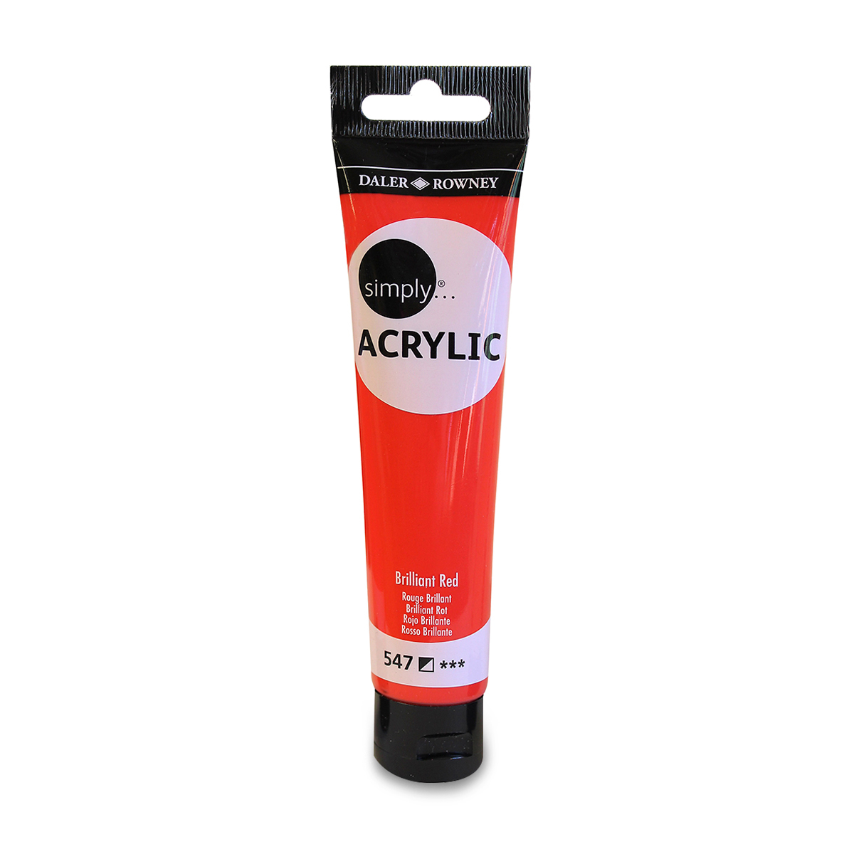 Pintura Acrílica Daler Rowney Simply Rojo 75 ml
