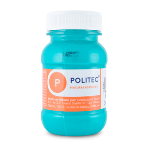 Pintura Acrílica Politec 324 Turquesa 100 ml  Pintura Acrílica Politec 324 Turquesa 100 ml