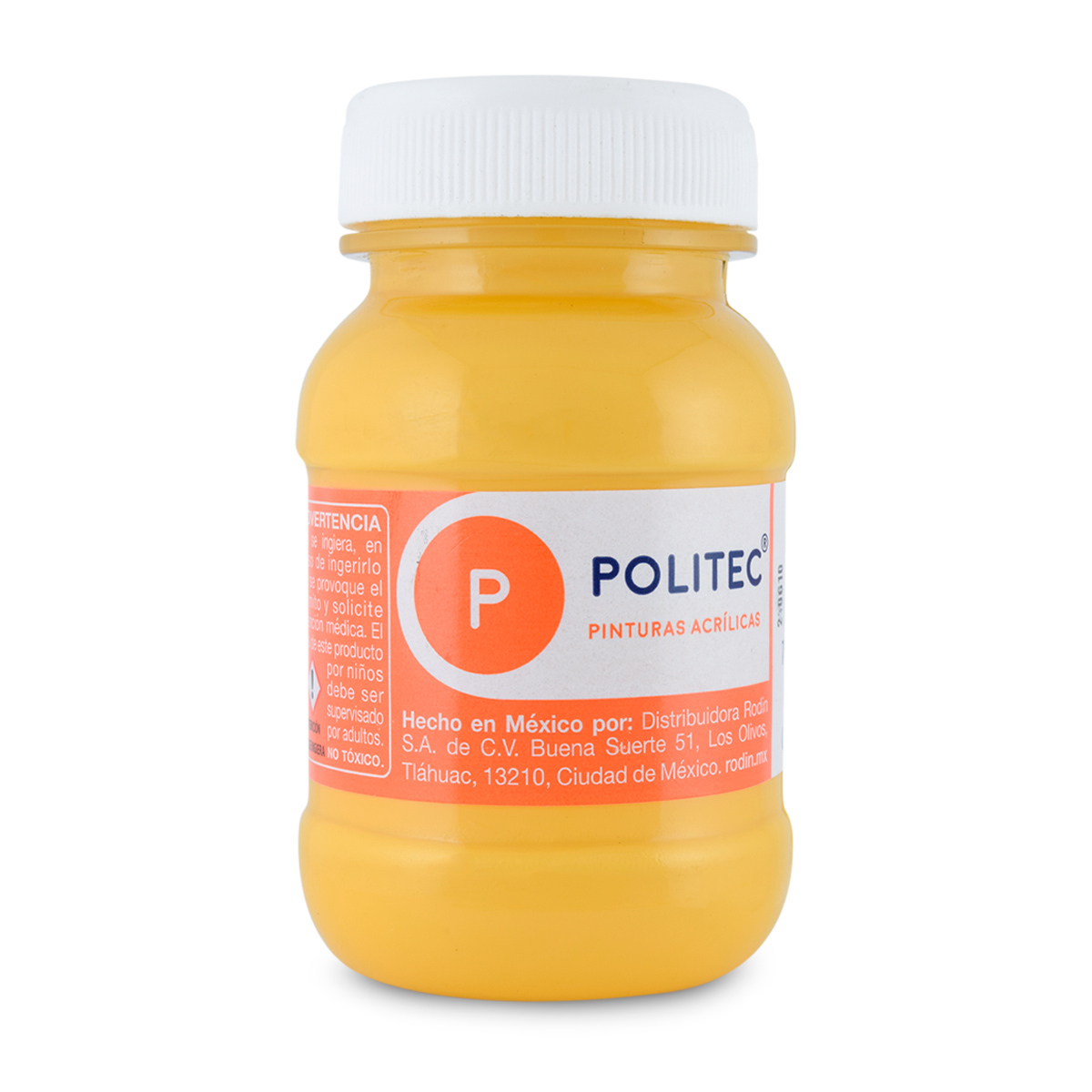 Pintura Acrílica Politec 327 Amarillo Claro 100 ml