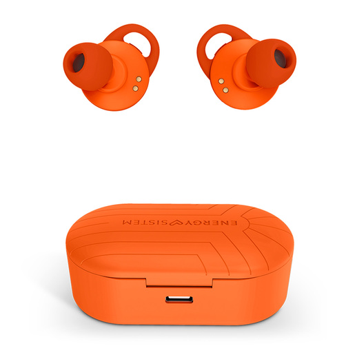 Audífonos Bluetooth Inalámbricos Energy Sistem Sport 2 In ear True Wireless  Naranja | Office Depot Mexico