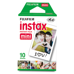 Papel Fotográfico Fujifilm Instax Mini / 10 hojas / 46 x 46 mm 