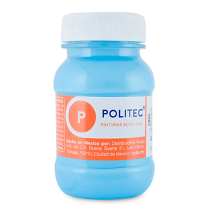 Pintura Acrílica Politec 316 Azul Pastel 100 ml  Pintura Acrílica Politec 316 Azul Pastel 100 ml