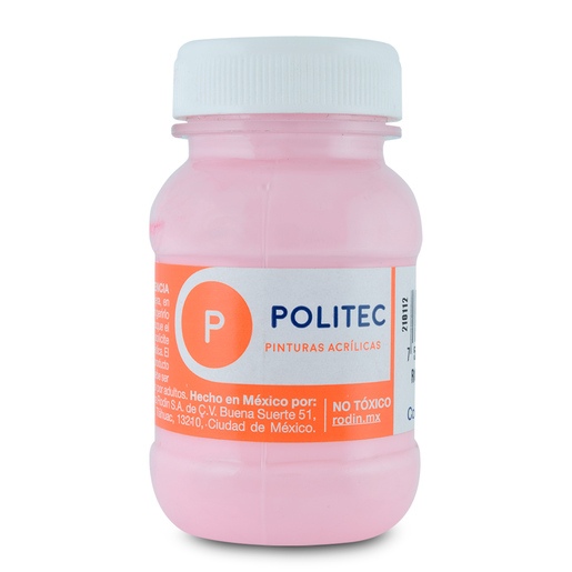 Pintura Acrílica Politec 326 Rosa Pastel 100 ml
