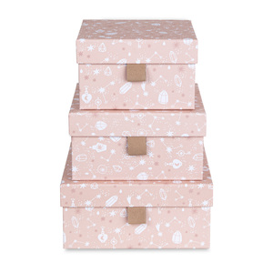 Cajas Bigso Box Of Sweden Tilly Rosa 3 piezas Cajas Bigso Box Of Sweden Tilly Rosa 3 piezas