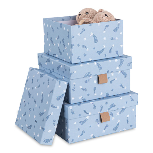 Cajas Bigso Box Of Sweden Tilly Azul 3 piezas