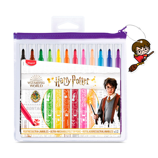 Plumones Harry Potter Maped Colores surtidos 12 piezas | Office Depot Mexico