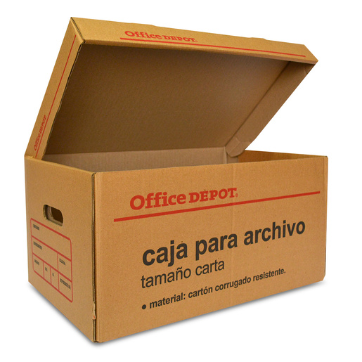 Caja para Archivo Carta Office Depot Cartón Corrugado