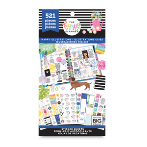 Stickers de Ilustraciones Felices Happy Planner 30 Hojas Stickers de Ilustraciones Felices Happy Planner 30 Hojas