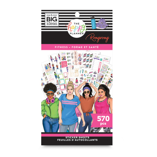Stickers Fitness Happy Planner 30 Hojas | Office Depot Mexico