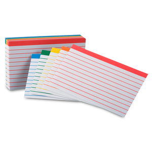 TARJETA ÍNDICE COLOR 3"X5" TARJETA ÍNDICE COLOR 3"X5"