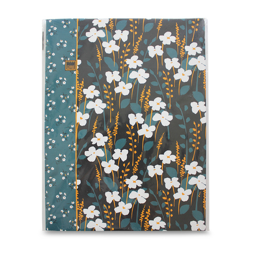Cuaderno Profesional Make Notes Floral Engrapado 40 hojas