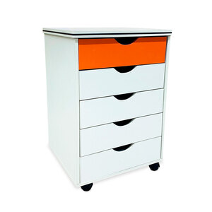 Archivero 4Tune CD211108 C / Blanco / Melamina / 5 gavetas Archivero 4Tune CD211108 C / Blanco / Melamina / 5 gavetas