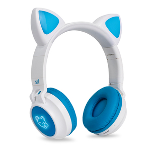 Audífonos de Diadema Bluetooth STF Katu Luz Led Blanco Audífonos de Diadema Bluetooth STF Katu Luz Led Blanco