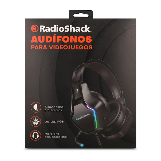 Audífonos Gamer Alámbricos RadioShack GM 1 3.5 mm Negro