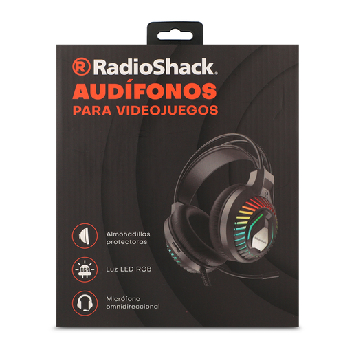 Audífonos Gamer Alámbricos RadioShack GM 8 3.5 mm Negro