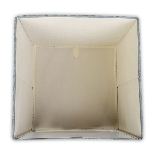 Caja de Almacenaje Ticher PVC con Tela Borrego 30 x 30 x 30 cm