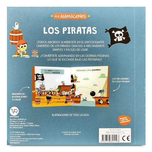 Libro Mis Animágenes Los Piratas