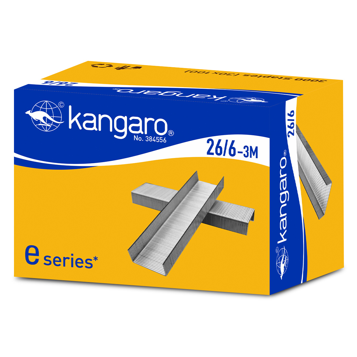  Kangaro Grapas resistentes 23/6 : Productos de Oficina