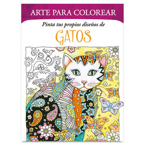 Arte para Colorear Gatos