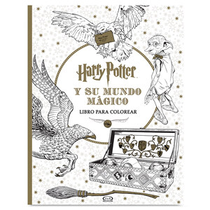 Libro para Colorear Harry Potter y su Mundo Mágico 